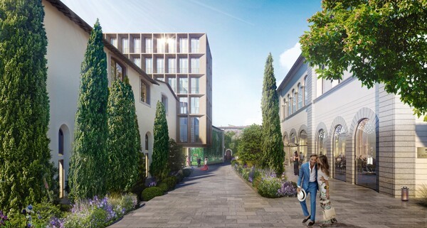 강원 랜드 슬롯 플로렌스 진입로 전경 렌더링 이미지