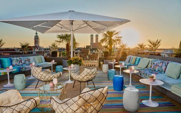 마종 루프 가든 야외 다이닝 룸