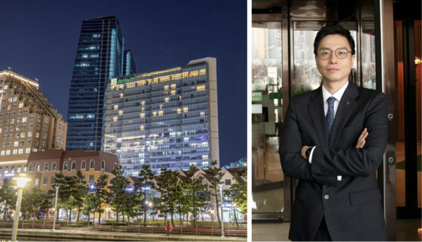 홀리데이 인 인천 송도 해외 슬롯 사이트(좌), 안찬혁 총지배인(우) 