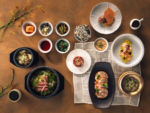 "가을 한상, 7만원대로 즐긴다"... 안다즈 온라인 슬롯 강남, 조각보 키친 런치 세트 선뵈